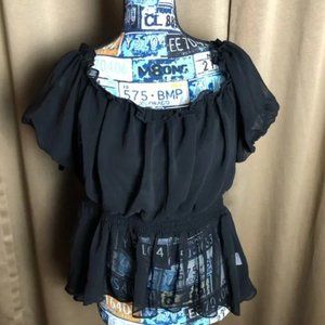 Scarlet Darkness Sheer Gothic Short Sleeve Shirt SOLD OUT ONLINE.